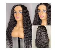 Perruques 30 pouces vague d'eau courte bouclée dentelle perruques de cheveux humains pour femmes noires 4x4 fermeture perruque longue profonde brésilienne frontale 13x4 perruque avant dentelle
