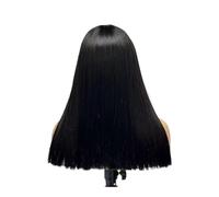 Perruques à fermeture en dentelle HD 5x5, densité 200, cheveux raides comme des baguettes, for femmes, cheveux humains vierges non traités 12A, couleur naturelle(14")