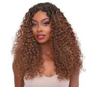 Perruques à ondes profondes, perruque à onde profonde cheveux humains | Longues perruques humaines bouclées CAPAGE BRAINable,Heads-Heads Fashion Extensions de cheveux réalistes, Wighigs réglables pour
