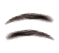Perruques à sourcils, perruque pour les yeux, perruques à sourcils pour femmes, faux 3D invisibles, design unisexe (1 paire, D2-vm32-2)