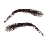Perruques à sourcils, perruques à sourcils, yeux pour femmes - Faux 3D invisibles fabriqués la main pour hommes et femmes, 7 x 1 cm (1 paire)
