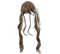 Perruques Bouclées Longues En Fibres Synthétiques D'aspect Naturel Postiche Pour Coiffure 85 Cm Couvrant Les Cheveux Pour Anime Cosplay Dressing Perruques D'anime