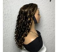 Perruques bouclées Pixie Cut avec dentelle frontale transparente pour des styles chics et tendance