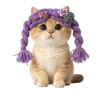 Perruques Canines Accessoires Animaux Tresse Douce