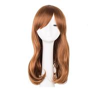 Perruques Cheveux Humains Costume de cosplay de cheveux ondulé moyen Halloween Carnaval Party femme Perruque Décorative Cosplay(02)