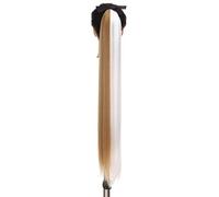 Perruques Cheveux Humains Perruques de remplacement de cheveux 32 pouces de long droite queue de cheval sangle queue de cheval tresse perruque parfaite for les fêtes de tous les jours Cheveux Humains