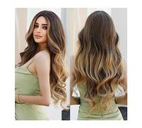 Perruques Cheveux synthétiques Lolita Perruques Résistant À La Chaleur Ombre Blond À Rose Long Ondulé Blonde Perruques for Femmes Quotidien Cosplay Hot Love Perruque dames(MW9085-1)
