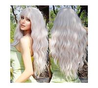 Perruques Cheveux synthétiques Lolita Perruques Résistant À La Chaleur Ombre Blond À Rose Long Ondulé Blonde Perruques for Femmes Quotidien Cosplay Hot Love Perruque dames(MW9078-1)