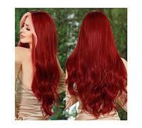 Perruques Cheveux synthétiques Lolita Perruques Résistant À La Chaleur Ombre Blond À Rose Long Ondulé Blonde Perruques for Femmes Quotidien Cosplay Hot Love Perruque dames(MW9077-1)