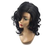 Perruques Courtes Bouclées Pour Femmes Perruque Sans Colle En Fibre Haute Température D'aspect Naturel Pré-coupée Pour Le Cosplay De Fête Quotidien