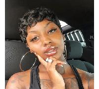 Perruques courtes Pixie Cut pour femmes Perruques Bob bouclées Cheveux humains à mettre et à emporter Perruques brésiliennes Loose Wave Noir naturel Entièrement fabriquées à la machine Densité 180% Vo