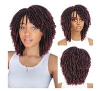 Perruques de cheveux Perruque Femme Spiral Roll Full Head Cover Style Personnalisé(Red)
