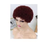 Perruques de cheveux Perruques Afro Bouclées, Courtes Brunes, Pixie Blondes, Cheveux Humains, Fabriquées à la Machine(99j Color Wig)