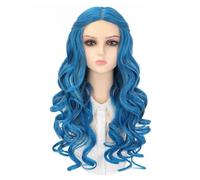 Perruques En Cheveux Naturels Perruque couvre-tête mode Cos universel grand ondulé longs cheveux bouclés Style européen et américain dames couverture complète de cheveux Perruques Pour Femmes(B)