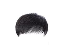 Perruques En Cheveux Naturels Perruque Homme Cheveux Courts Beau Vrai Cheveux Réel Délié Tête Patch Hommes Perruque Tête Complète Type D'ensemble Perruques Pour Femmes(A,16x18CM)