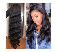 Perruques en dentelle ondulée brésilienne Body Wave perruque 4x4 brun moyen fermeture en dentelle perruque de dentelle pré-pucked lace fermeture perruque de 25,4 à 88,9 cm de cheveux humains perruque