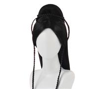 Perruques et accessoires for cheveux rétro chinois, perruques traditionnelles de style chinois ancien for femmes, bandeaux de geisha, perruques et ornements de cheveux anciens, couvre-chef Hanfu