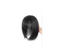 Perruques et Accessoires Toppers de cheveux naturels avec une frange de vrais cheveux humains Topper Extensions de cheveux Top morceaux de cheveux for Halloween Rencontres Mariage Naturelle ( Color :