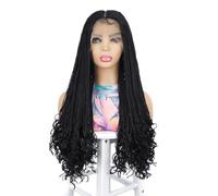 Perruques Front lace long wavy hair wig for women with large waves Perruque dames