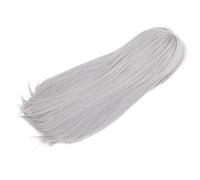 Perruques Grises pour les Femmes, Longue Perruque de Cosplay Droite 76cm Cosplay avec Circonférence à Tête ajusté Grey Hair Wig, pour la Fête et l'Halloween