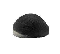 Perruques homme Toupet for homme, peau fine, prothèse capillaire en polyuréthane (PU), système de remplacement, base 10×8 Toupets homme(Noir)