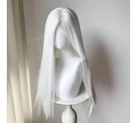 Perruques Lace Front Wig transparentes HD 30 pouces, 13x4, perruques blanches lisses, perruque d'aspect naturel for femmes, usage quotidien, Cosplay