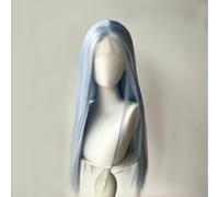 Perruques Lace Front Wig transparentes HD 30 pouces, 13x4, perruques lisses bleu glace, perruque d'aspect naturel for femmes, usage quotidien, Cosplay