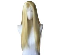 Perruques Lace Front Wig transparentes HD 30 pouces, 13x4, perruques lisses blondes brillantes, perruque d'aspect naturel for femmes, usage quotidien, Cosplay
