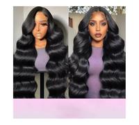 Perruques Lace Frontal Body Wave en cheveux humains Remy, densité 180, 22-34 pouces, 13x6, transparentes, HD, for femmes noires(13x6 Lace Wigs,32 Inch)
