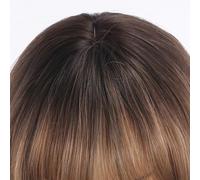 Perruques Longues Brunes Pour Femmes, Perruques Ondulées De 56 Cm Avec Frange, En Fibre Synthétique Résistante À La Chaleur, D'apparence Naturelle, Pour Usage Quotidien Ou Pour Les Fêtes.