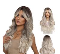 Perruques longues pour les femmes, perruque longue bouclée | Partie médiane en dentelle Curly Wig | Outil de style de casseurs confortable, accessoires de cheveux de la mode pour les vacances d'annive