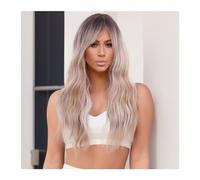 Perruques Mode nouveau quotidien longs cheveux bouclés pleine tête ensemble perruque femme cheveux longs tempérament moelleux grand bouclés perruque ensemble Perruque dames(BBW2061-4)