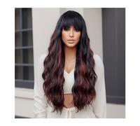 Perruques Mode nouveau quotidien longs cheveux bouclés pleine tête ensemble perruque femme cheveux longs tempérament moelleux grand bouclés perruque ensemble Perruque dames(BBW9014-4)