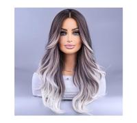 Perruques Nouveau Grande vague tissé fibre chimique pleine tête couverture perruque femme cheveux longs bouclés Perruque dames