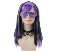 Perruques ondulées bouclées pour cosplay, fête, cheveux synthétiques résistants à la chaleur, perruque d'Halloween avec Halloween