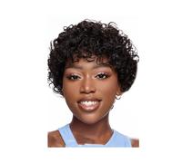 Perruques Perruques bouclées courtes en cheveux humains bouclés for femmes Perruque dames