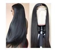 Perruques Perruques de cheveux humains avant de lacet for femmes HD transparent cheveux humains brésiliens 150% cheveux longs raides Remy perruque frontale de dentelle pré-plumée avec des cheveux de b