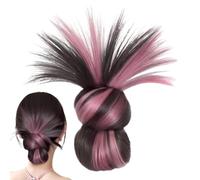 Perruques pour femme - Extension de queue de cheval courte - Perruque à plumes synthétiques pour voyage, coiffage rapide pour femmes, , festival, filles