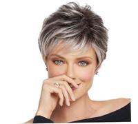 Perruques pour femmes blanc perruque bou perruque courte avec filet à cheveux respirant élégant 11 pouces 130g perruques pour maquillage Cosplay