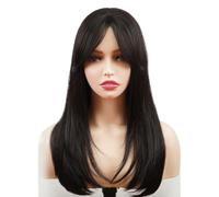 Perruques Pour Femmes Coiffure Tête Complète Perruque Style Utilisation Quotidienne Frange Latérale Longue Ligne Droite Tempérament Perruque Perruques en Dentelle