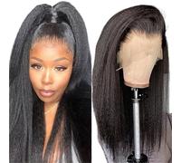 Perruques pour femmes Perruque cheveux longs noirs for femmes, naturellement moelleuse, style quotidien(XS)