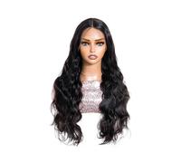 Perruques pour femmes Perruque transparente de vague corps couleur naturelle perruques cheveux d'avant dentelle 13x4 pré plumée(22inches)