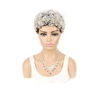 Perruques pour femmes Women's Gradient Short Curly Hair Natural Fluffy Wig