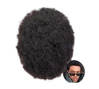 Perruques pour Hommes Afro Men Toupee Homme Cheveux Capillaire Durable Fine Mono French Lace Perruques for hommes Prothèse 6 "Unité de système de remplacement Toupee for hommes pour un usage quotidien