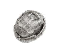 Perruques pour hommes Postiche for homme en cheveux humains 0,12-0,14 mm, prothèse capillaire complète for #1B80(8x10)