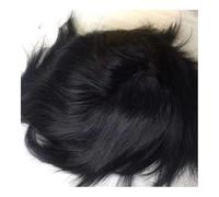 Perruques pour hommes réalistes Replacement Toupee Men 0.12mm Thickness Durable Injection Wigs For Men 100% Human Hair System Unit Capillary Prosthesis Morceau de cheveux pour hommes(Darkest Brown,7x9