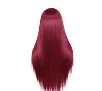 Perruques prêtes à porter Perruque frontale droite de dentelle la Bourgogne 13x4 Hd perruques cheveux humains, densité 220% pour les débu(34inches)