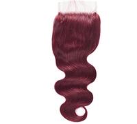 Perruques réalistes 4 × bloc de valve en dentelle Perruque en cheveux humains de 20-45,7 cm de longueur Perruque de cheveux humains doux coiffure femme (45,7 cm)