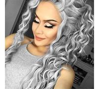 Perruques sans colle Perruque for femme, petites boucles, longues, extensions de cheveux, lâches, naturels(E)