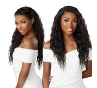 Perruques Sensationnel Bare Lace 13x6 - unit 6 lacefrontal synth tique sans colle 180 degr s pr - pil es (2 DARKBROWN)